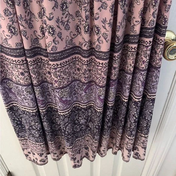 Arula Floral Pink Maxi Dress - Picture 4 of 5